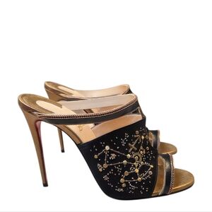 Exclusive Christian Louboutin x Moda Operandi Rare Zodiac Akenana Mule Heels
